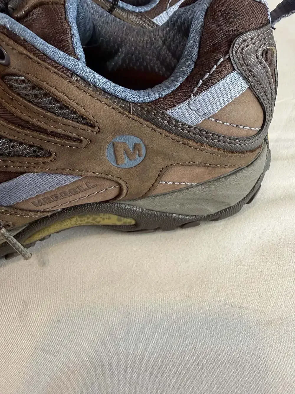 Merrell Womens Siren Sync Hiking Trail Shoes Brown Periwinkle Size 6 heritage ou